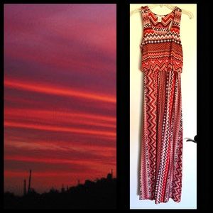 Aztec Maxi Dress